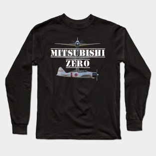 mitsubishi zero Long Sleeve T-Shirt